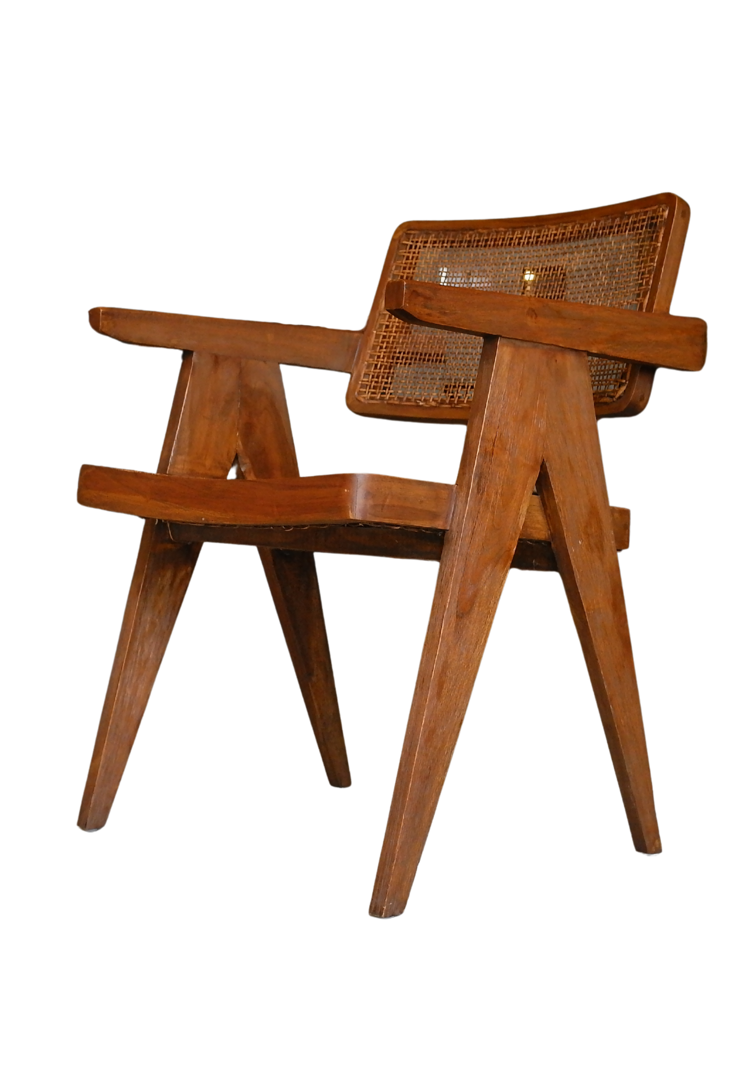 MINIMALIST RATTAN OFFICES CHAIR