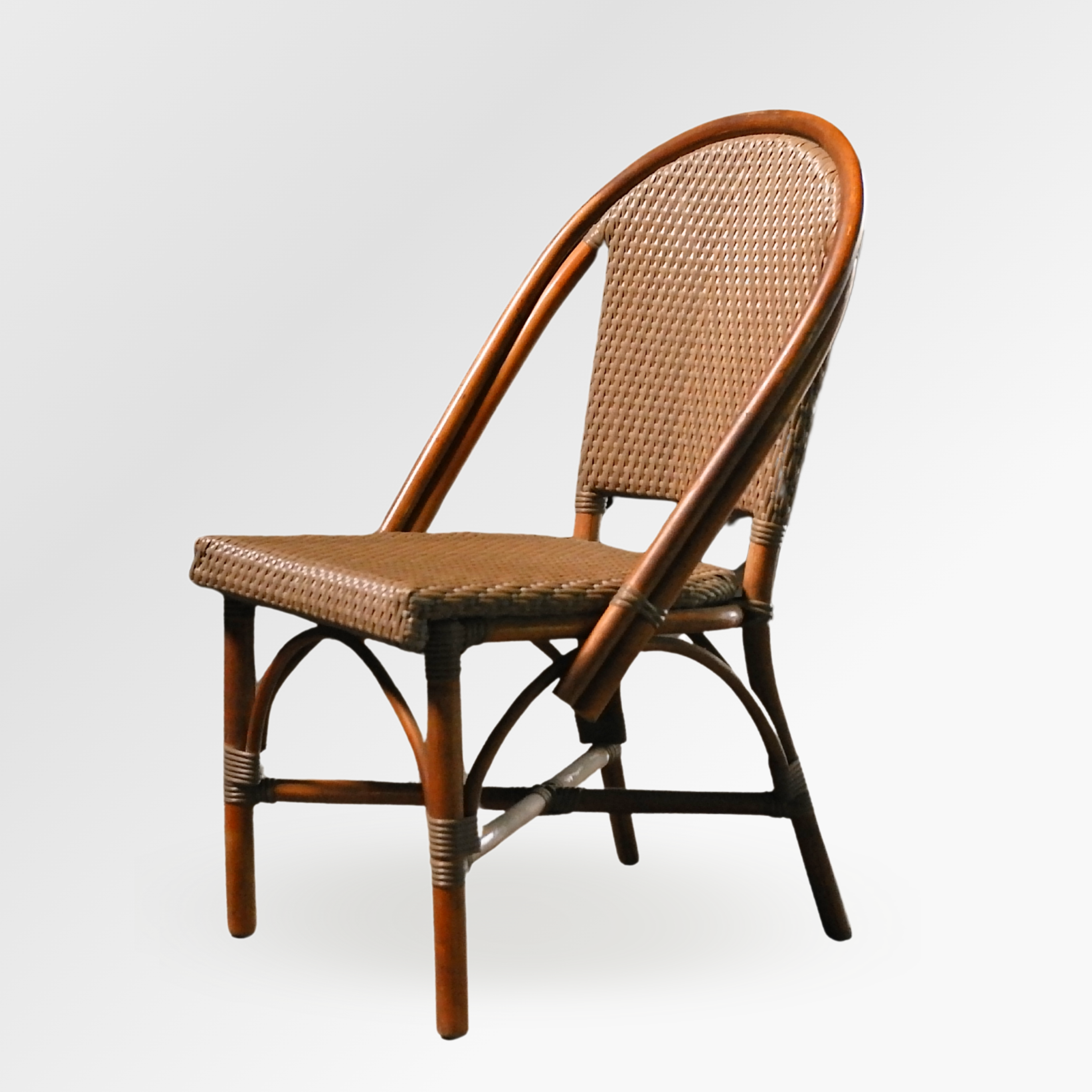 HONEY RATTAN DINING CHAIR