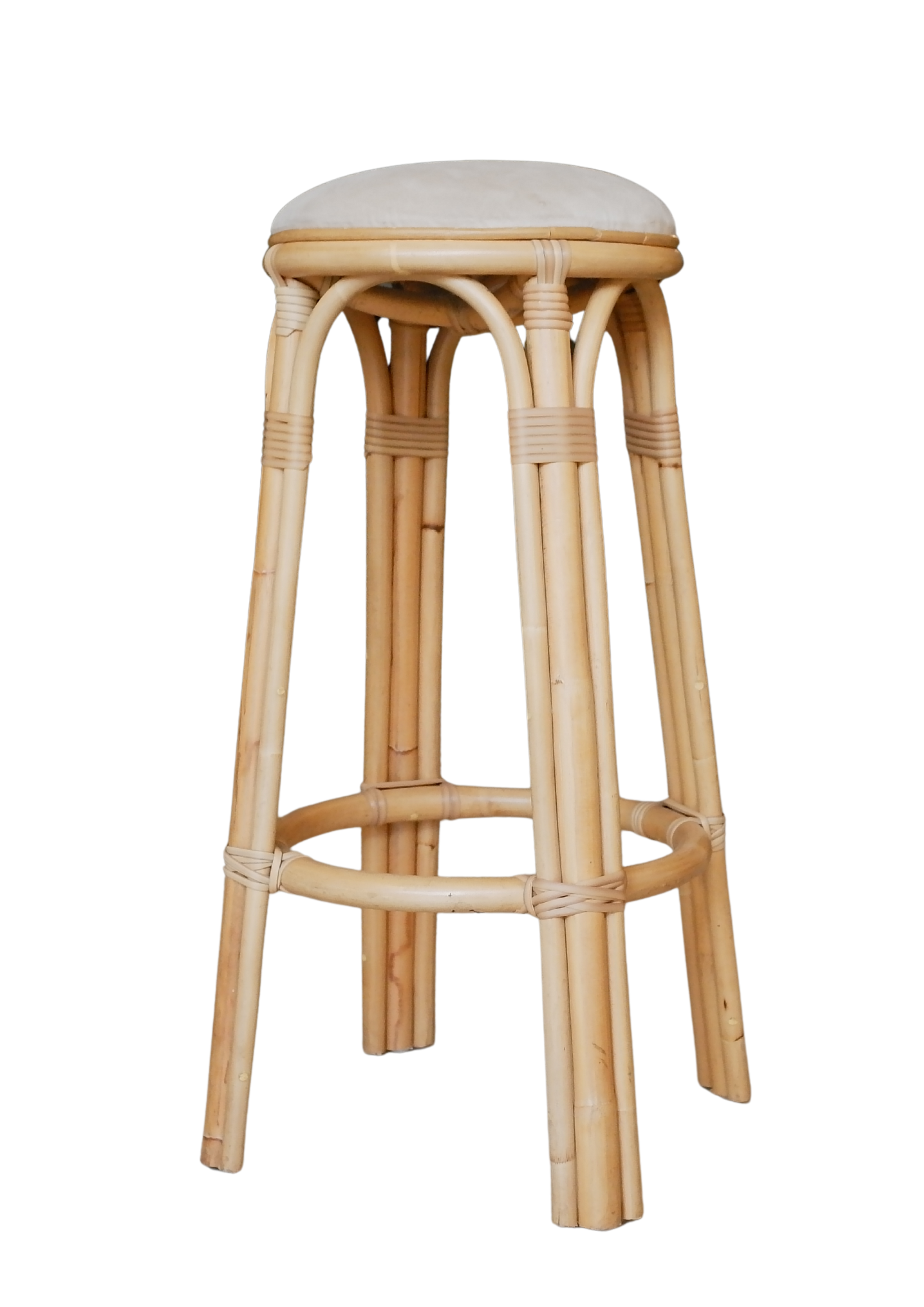 CROSS RATTAN BARSTOOL