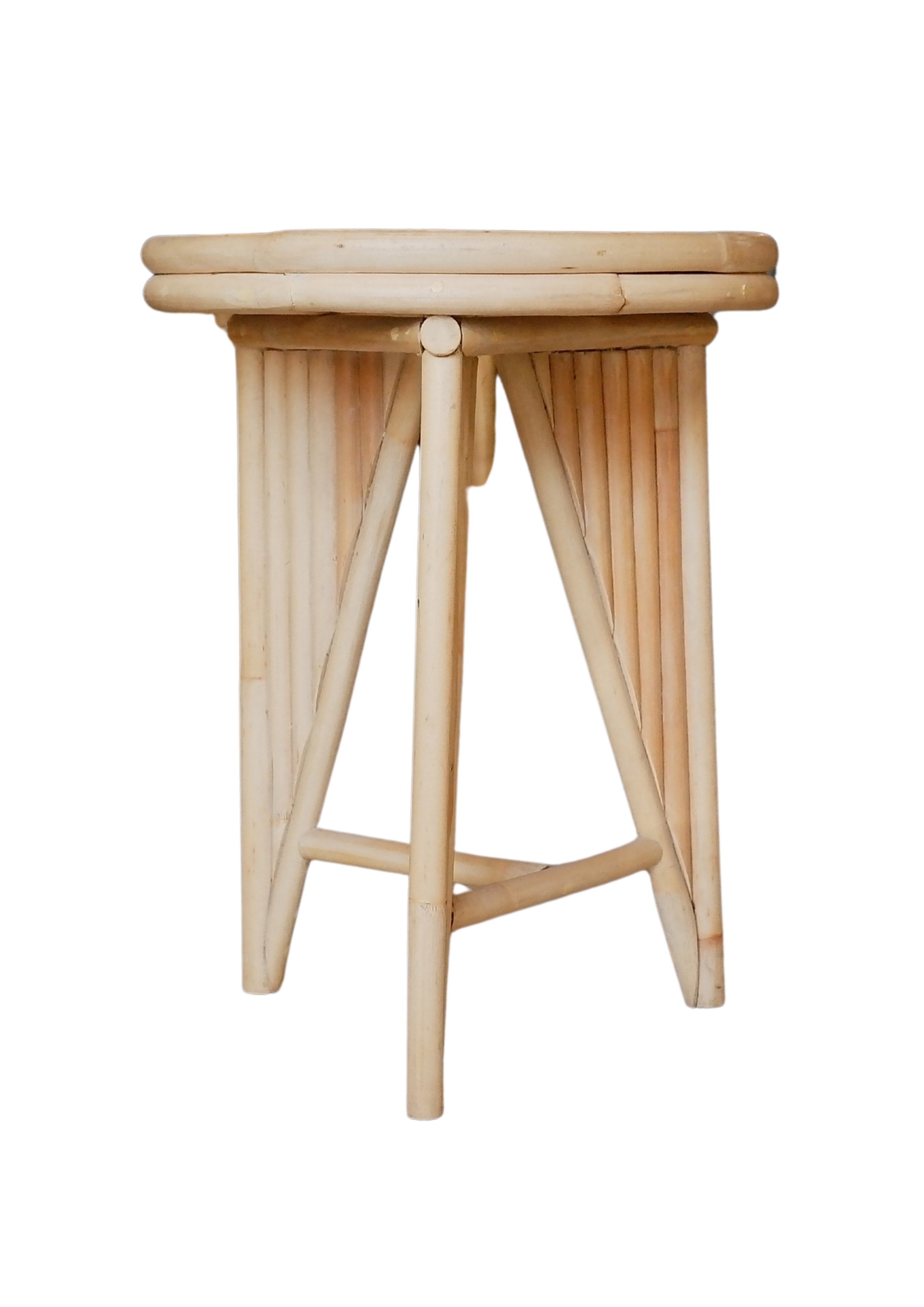 TRISK MINIMALIST RATTAN TABLE