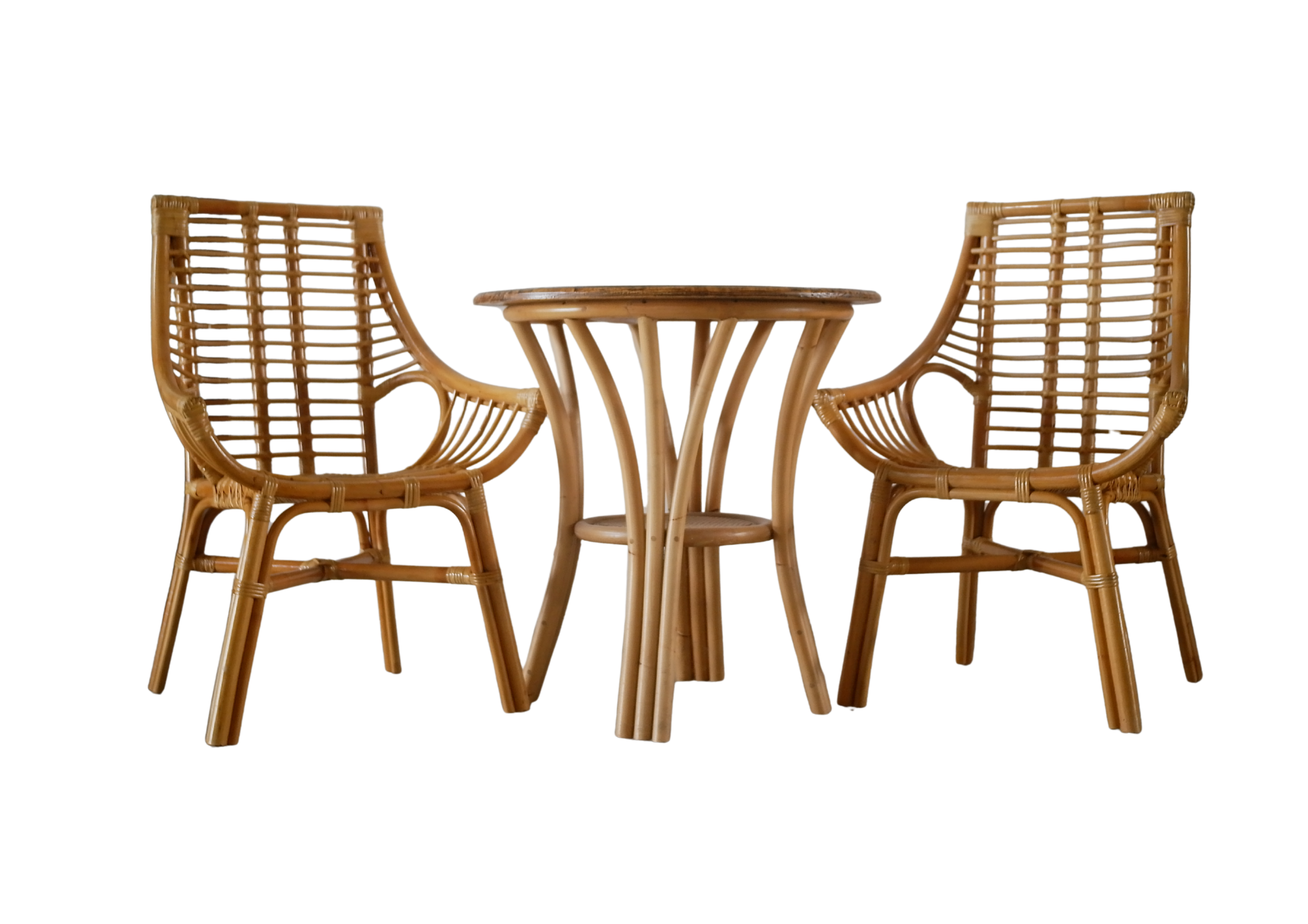 ATLAS RECTANGLE RATTAN SET